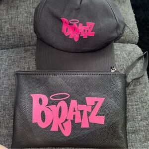 Bratz bundle hat and wristlet bag